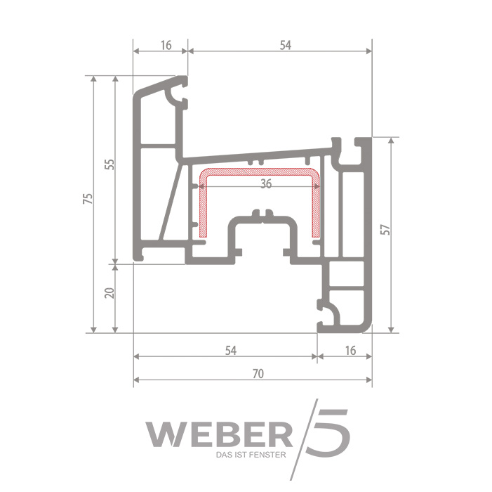 Створка оконная 5-ти камерная в Актобе
