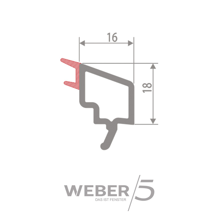 Штапик стандартный 16 мм в Актобе