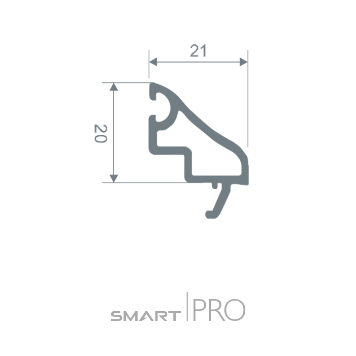 Штапик универсальный 20 мм в Актобе
