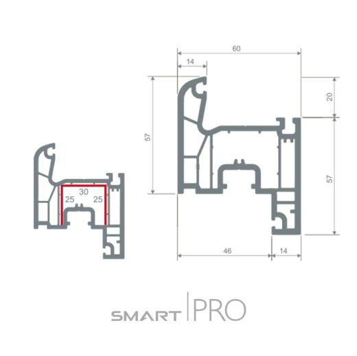 Створка оконная 4-х камерная в Актобе