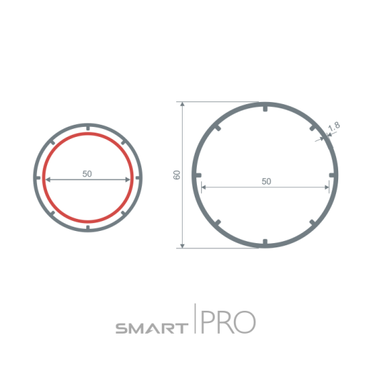 Труба круглая (60) в Актобе