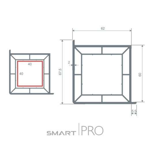 Профиль углового соединения (60) в Актобе