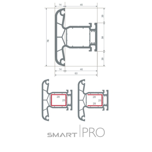 Импост 4-х камерный в Актобе