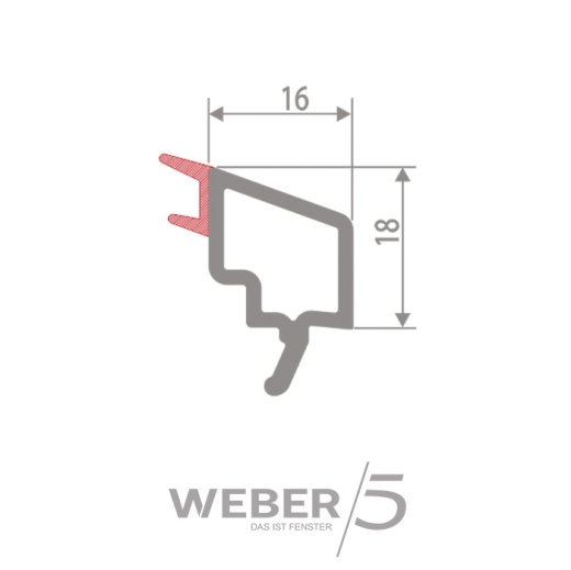 Штапик стандартный 16 мм в Актобе