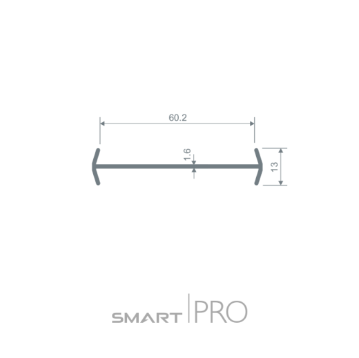 Соединительный профиль (нащельник) (60) в Актобе